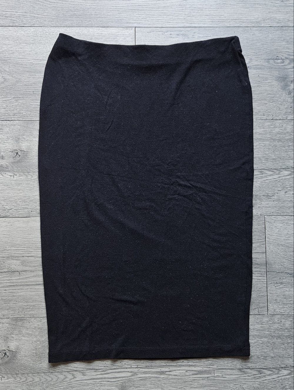 3/$6 Basic Black Bodycon Midi Pencil Skirt Size L
